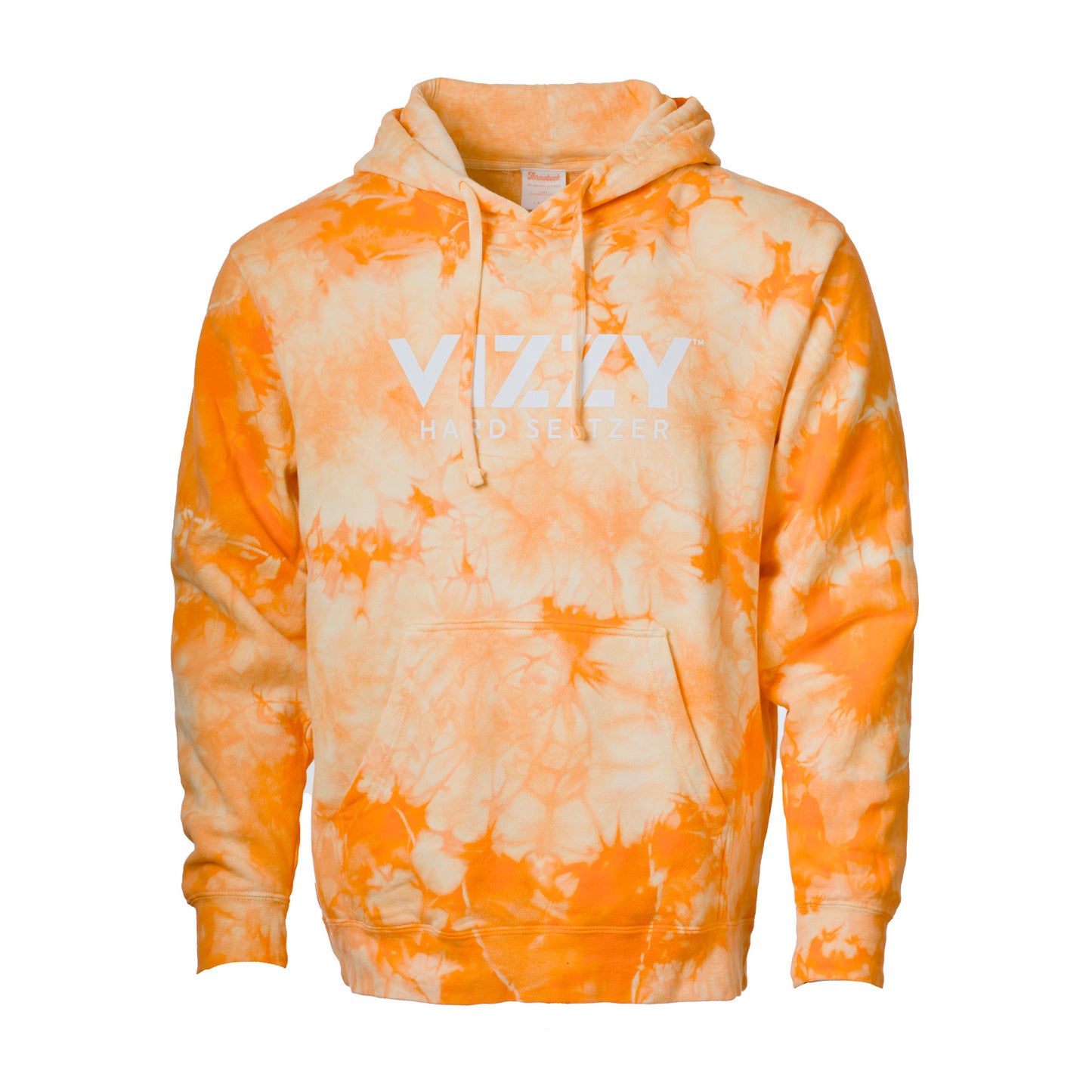 Vizzy Orange Tie Dye Hoodie