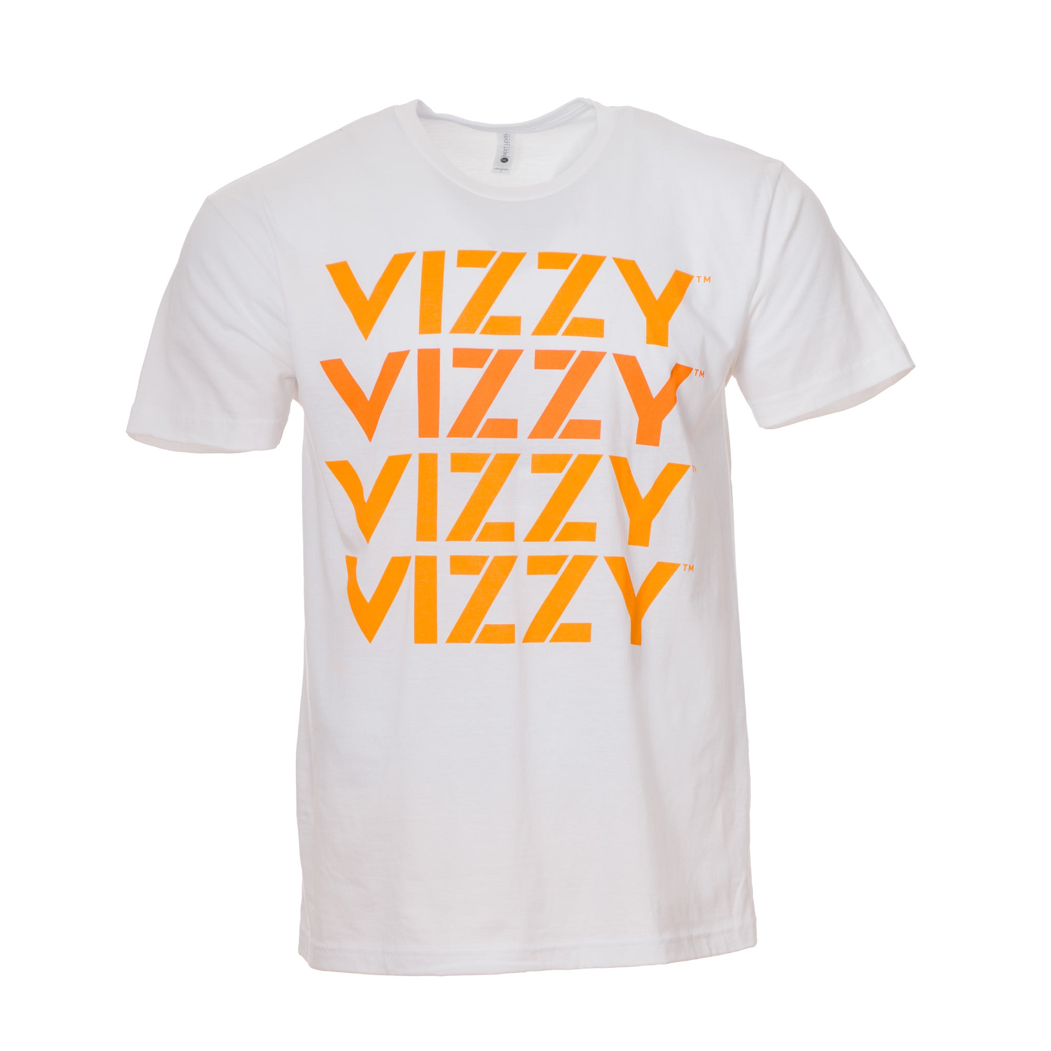 Vizzy White Repeating Tee