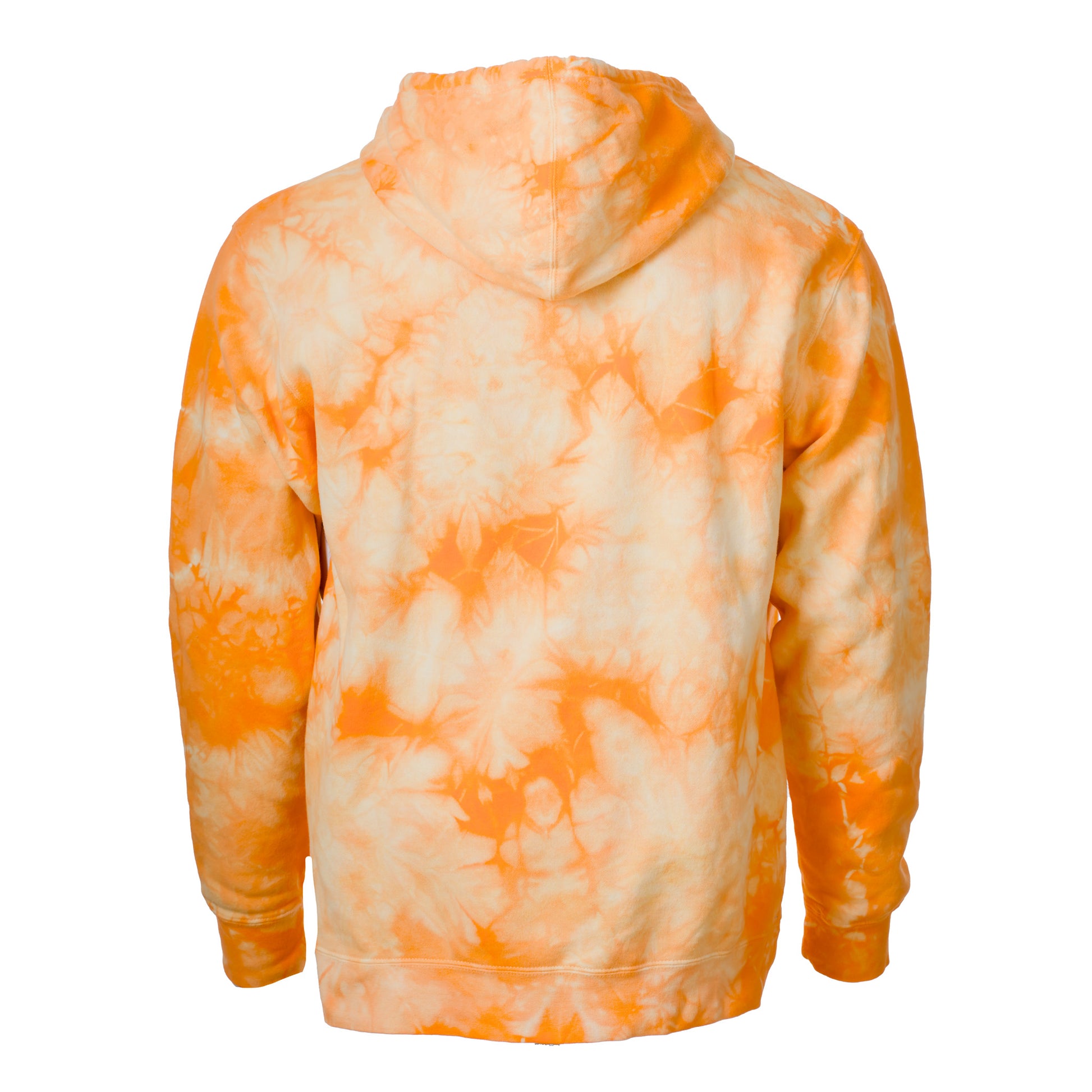 Vizzy Orange Tie Dye Hoodie S