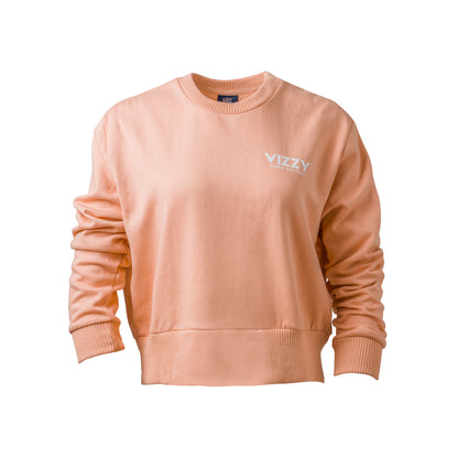 VIZZY CREAMSICLE CROP CREWNECK
